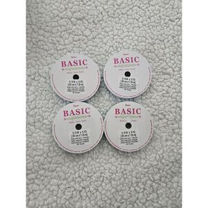Darice Basic Expressions Ribbon Double‎ Face Satin Turquoise 3/8 in 8 Yards